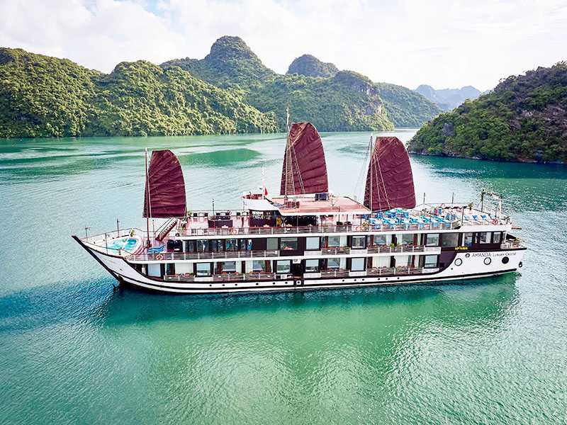 Amanda Luxury Lan Ha Cruise - Halong Bay Tour 2 Days 1 Night