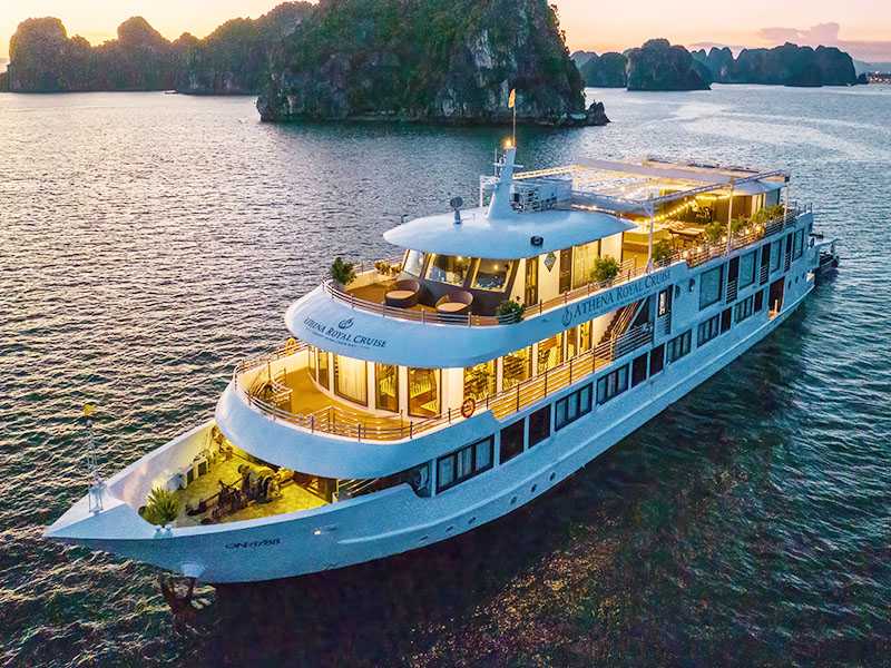 Athena Royal Cruise - Halong Bay Tour 3 Days 2 Nights