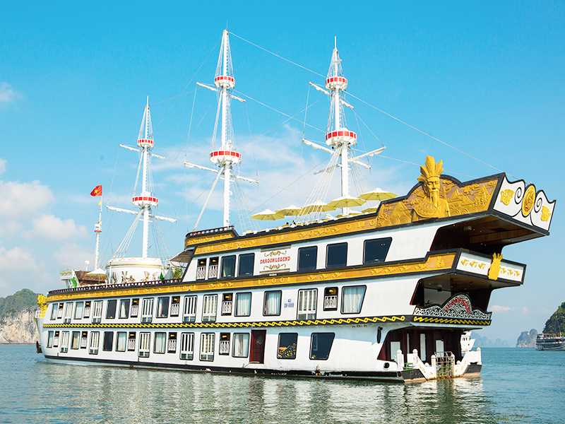 Dragon Legend Cruise - Halong Bay Tour 2 Days 1 Night