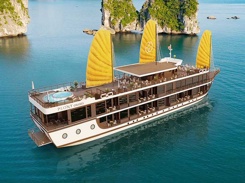 Peony Cruise - Halong Bay Tour 2 Days 1 Night