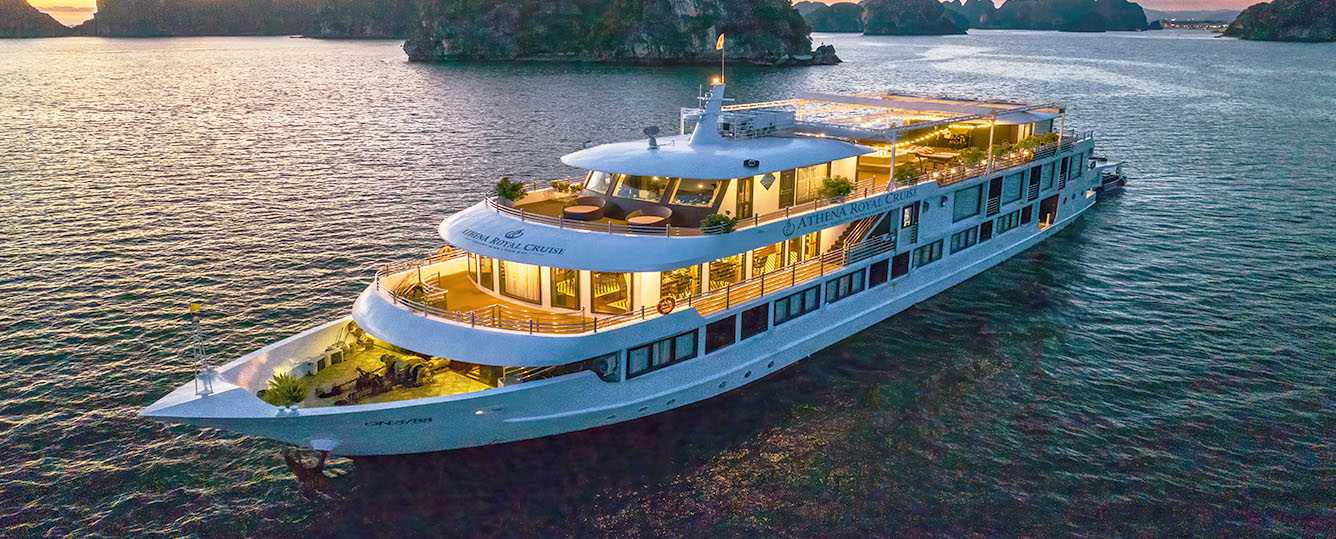 Athena Royal Cruise - Halong Bay Tour 2 Days 1 Night