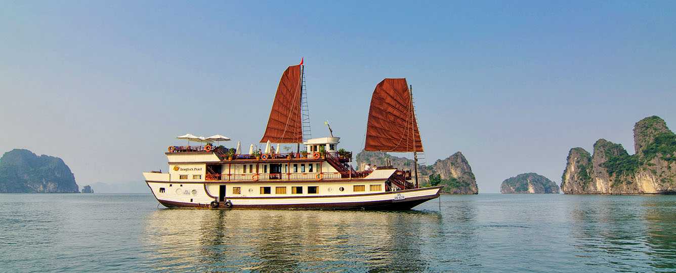Dragons Pearl Junk Cruise - Halong Bay Tour 2 Days 1 Night