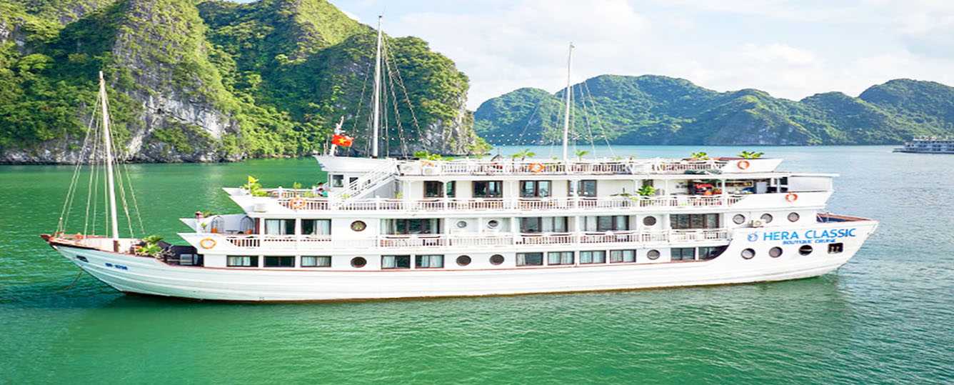 Hera Classic Boutique Cruise - Halong Bay Tour 3 Days 2 Nights